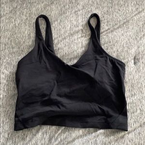 Lululemon Black Crop Top